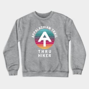 Appalachian Trail Thru Hiker Sunset weathered Crewneck Sweatshirt